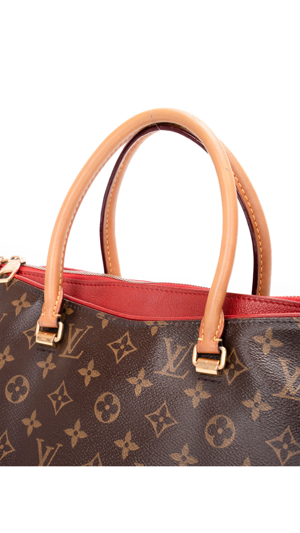 Louis Vuitton Pallas Monogram Cerise Axelväska - Brun