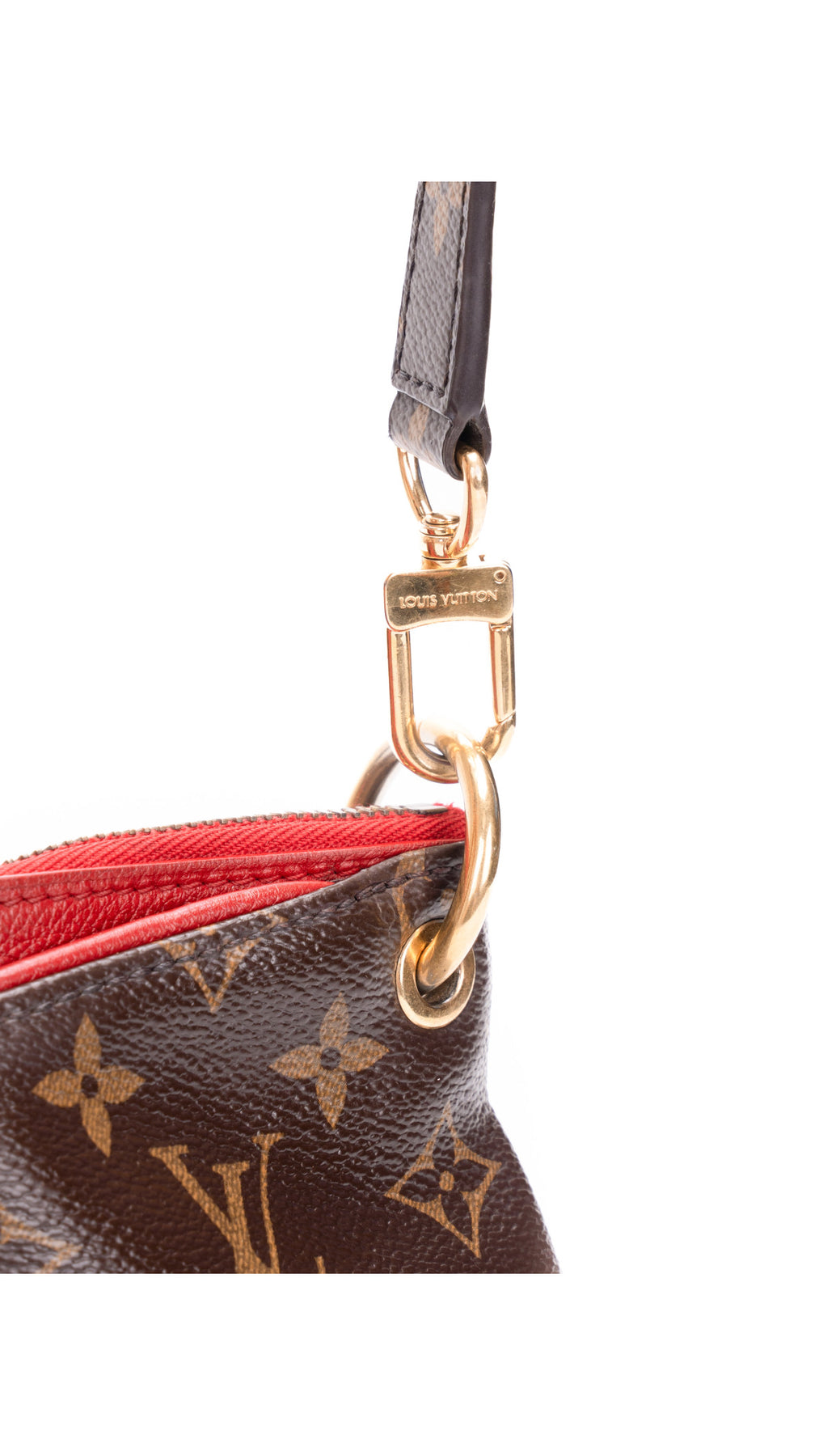 Louis Vuitton Pallas Monogram Cerise Axelväska - Brun