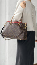 Louis Vuitton Pallas Monogram Cerise Axelväska - Brun