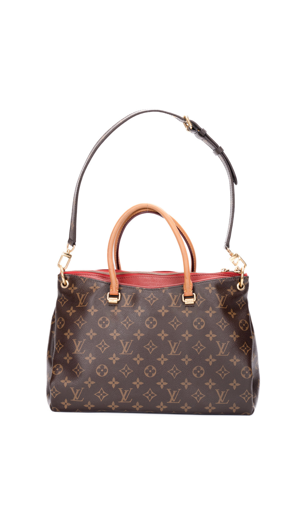 Louis Vuitton Pallas Monogram Cerise Axelväska - Brun