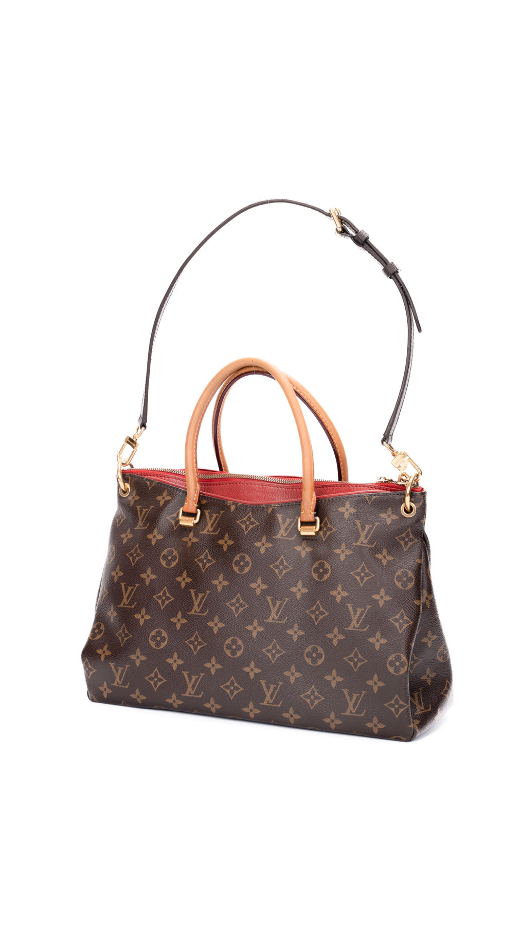 Louis Vuitton Pallas Monogram Cerise Axelväska - Brun