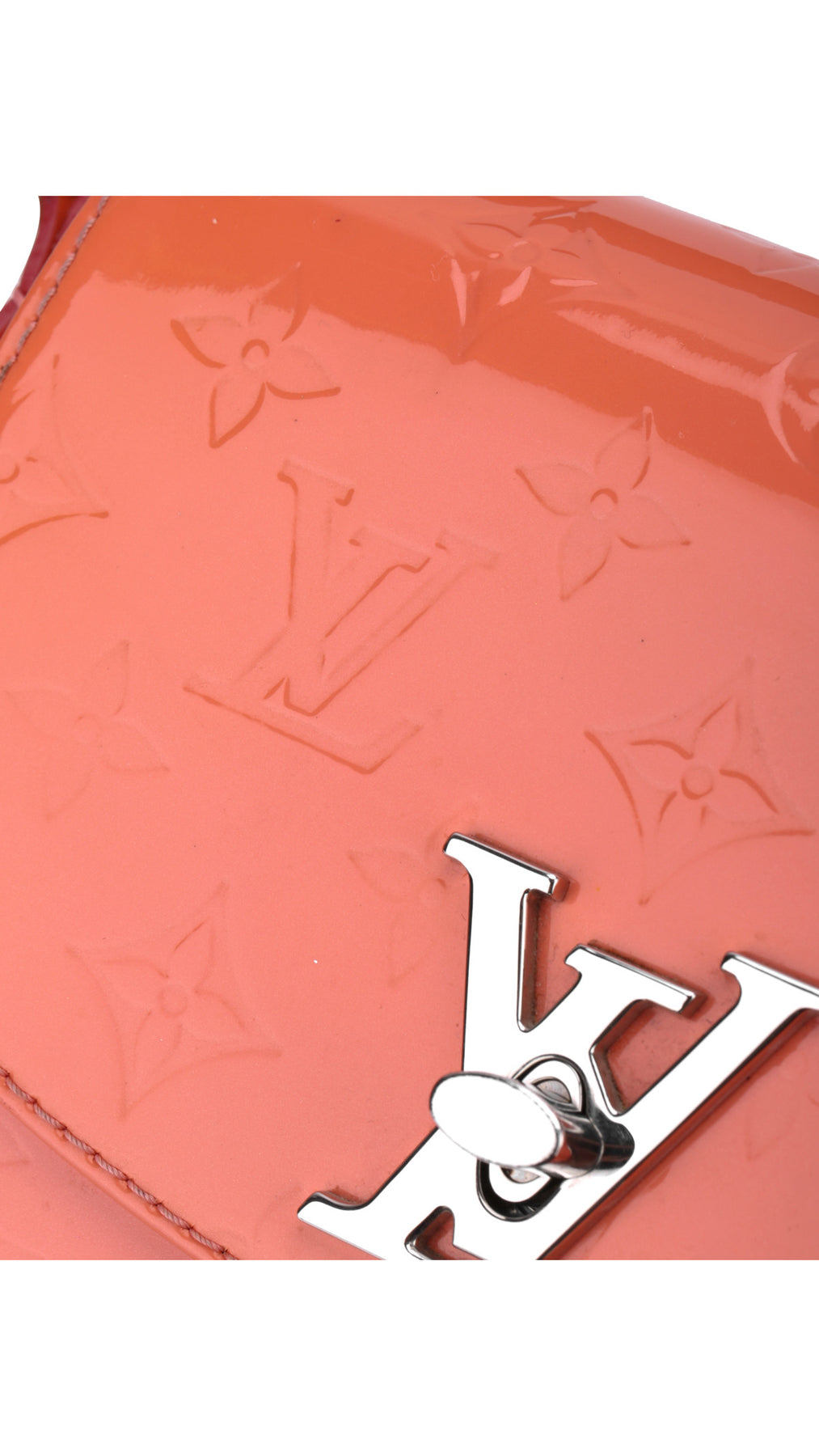 Louis Vuitton Pasadena Patent Axelväska - Orange