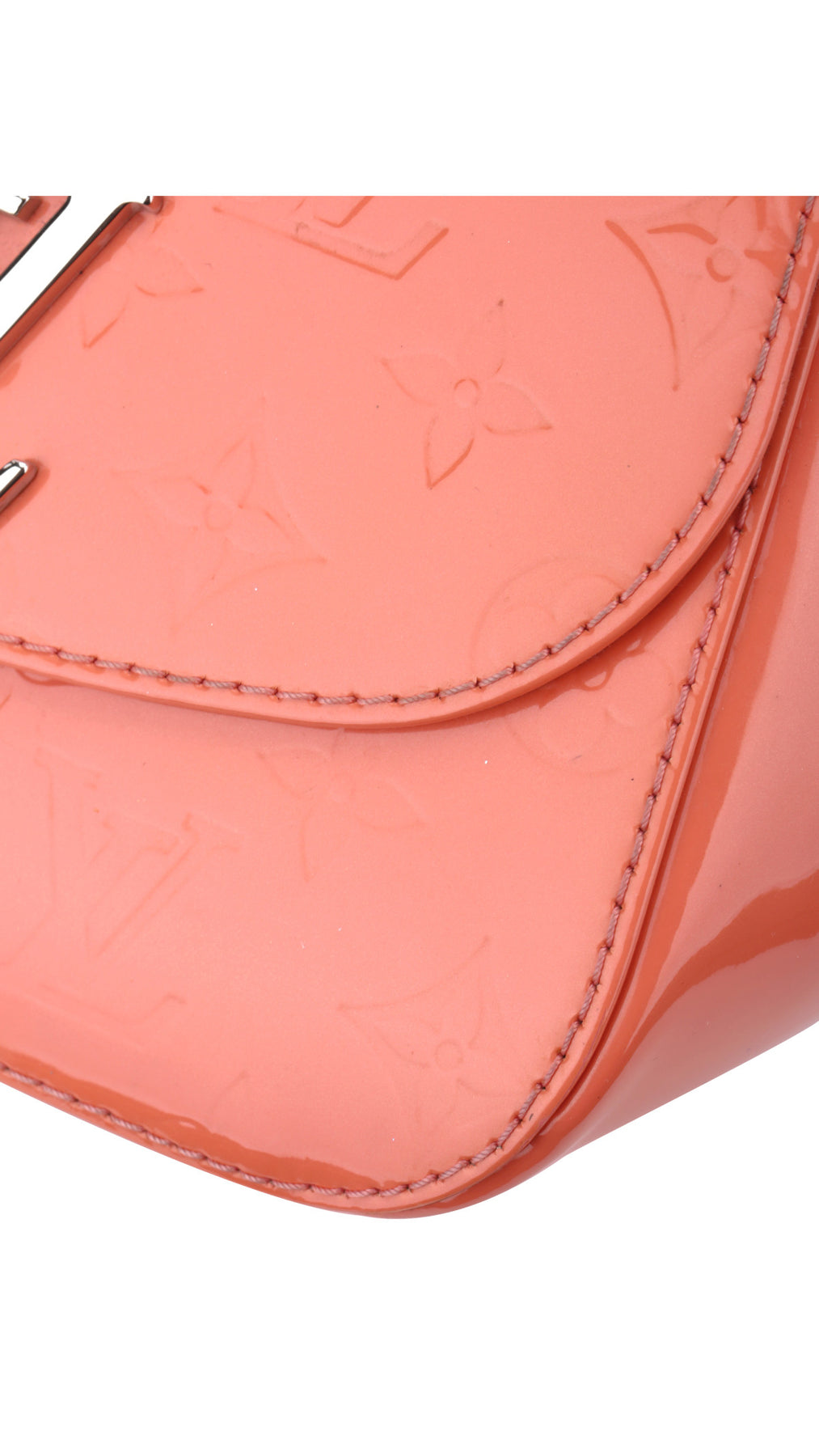 Louis Vuitton Pasadena Patent Axelväska - Orange