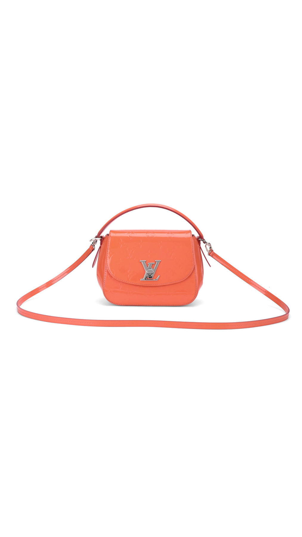 Louis Vuitton Pasadena Patent Axelväska - Orange