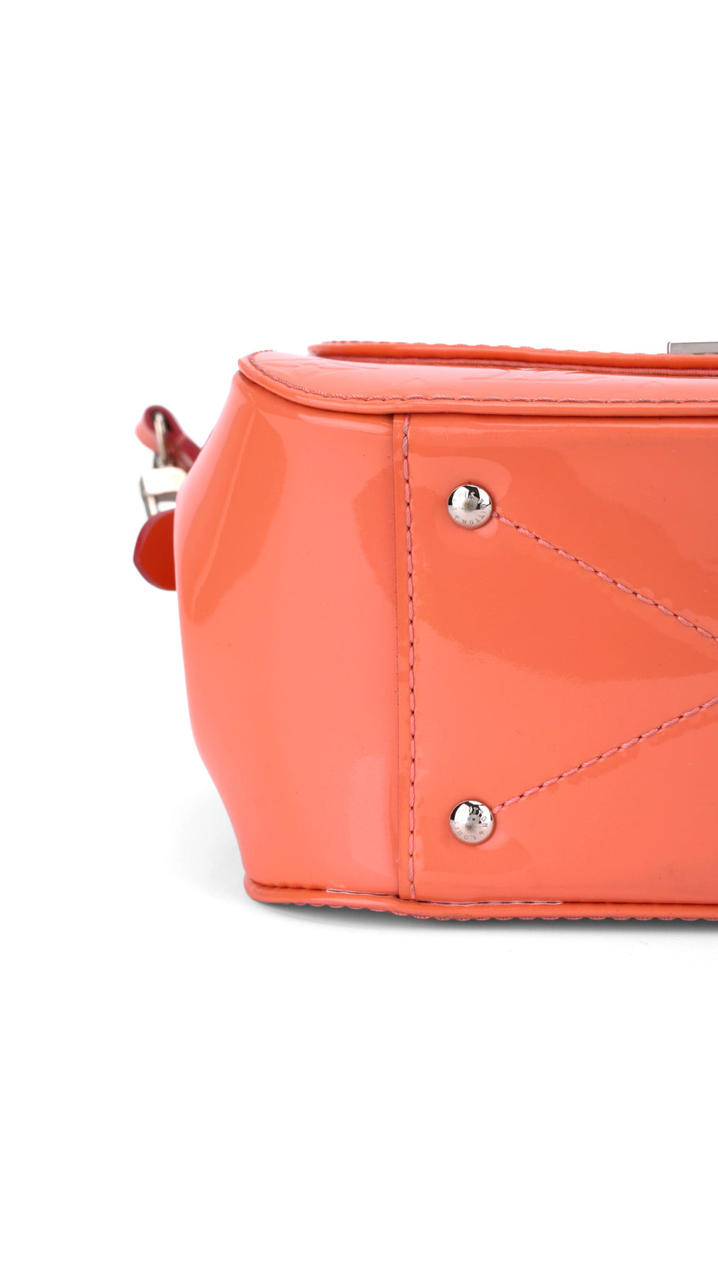 Louis Vuitton Pasadena Patent Axelväska - Orange