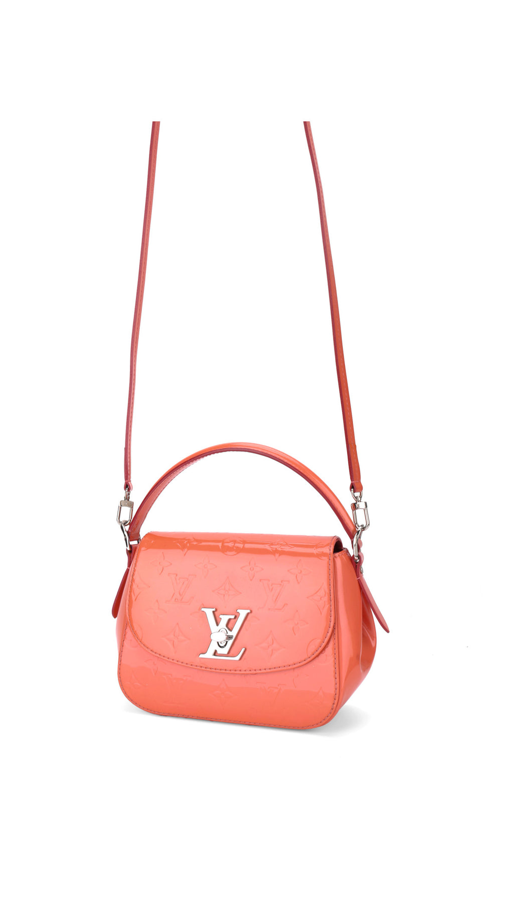 Louis Vuitton Pasadena Patent Axelväska - Orange