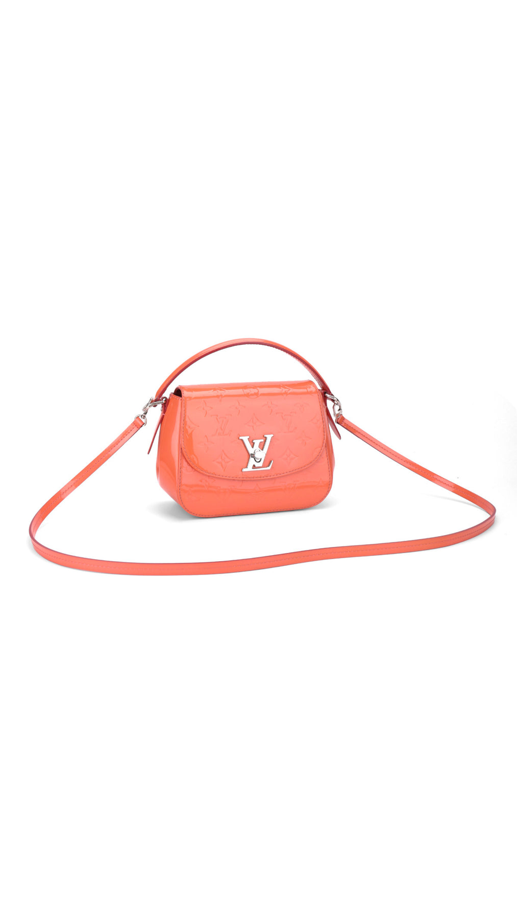 Louis Vuitton Pasadena Patent Axelväska - Orange