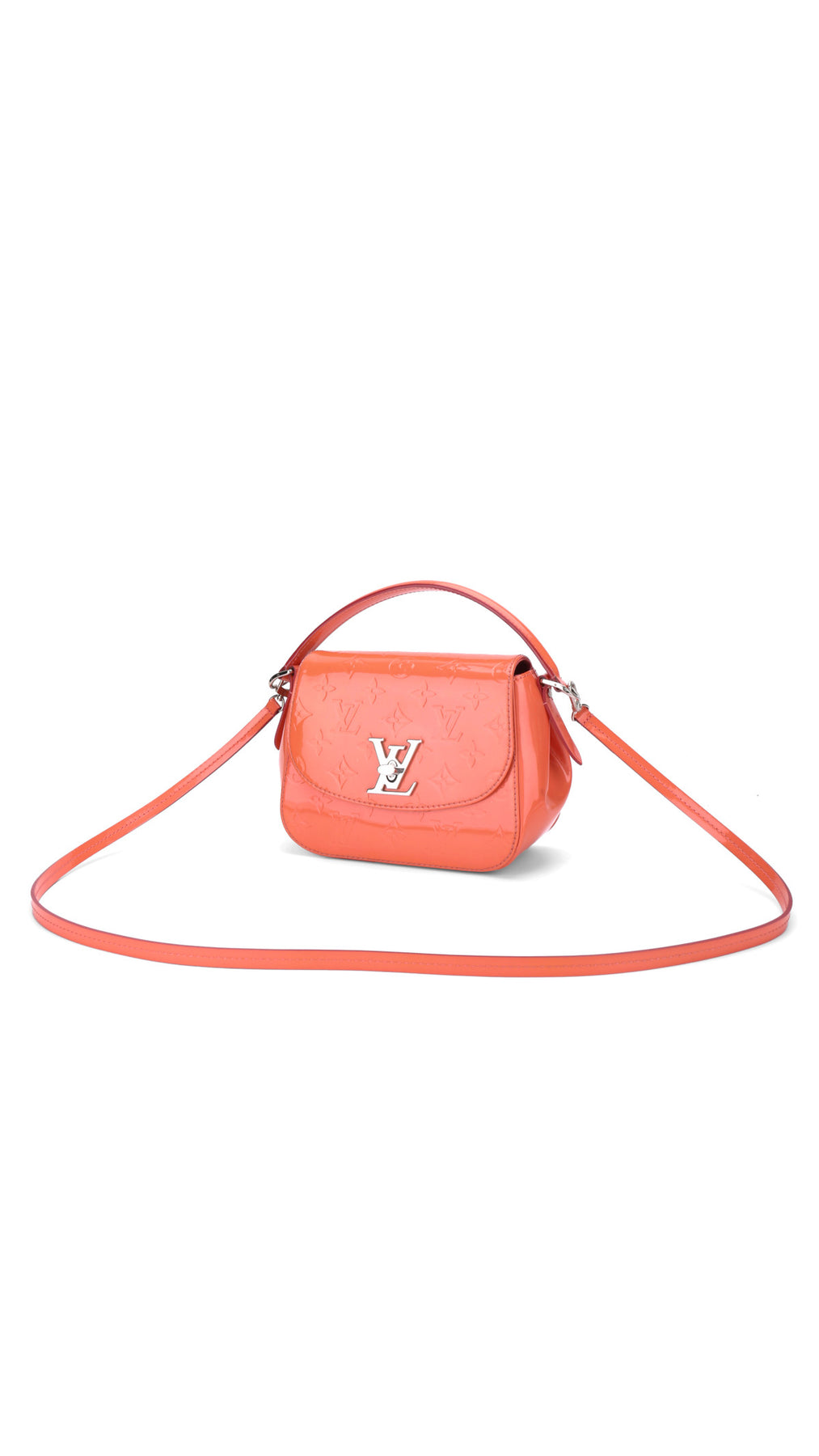 Louis Vuitton Pasadena Patent Axelväska - Orange
