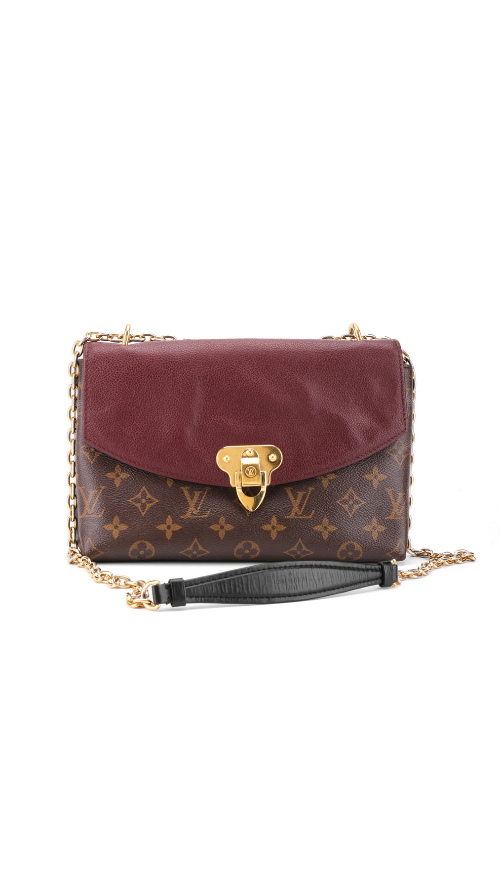 Louis Vuitton Saint Placide Chain Bag - Vinröd