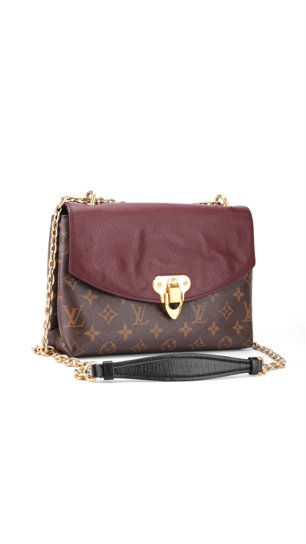 Louis Vuitton Saint Placide Chain Bag - Vinröd