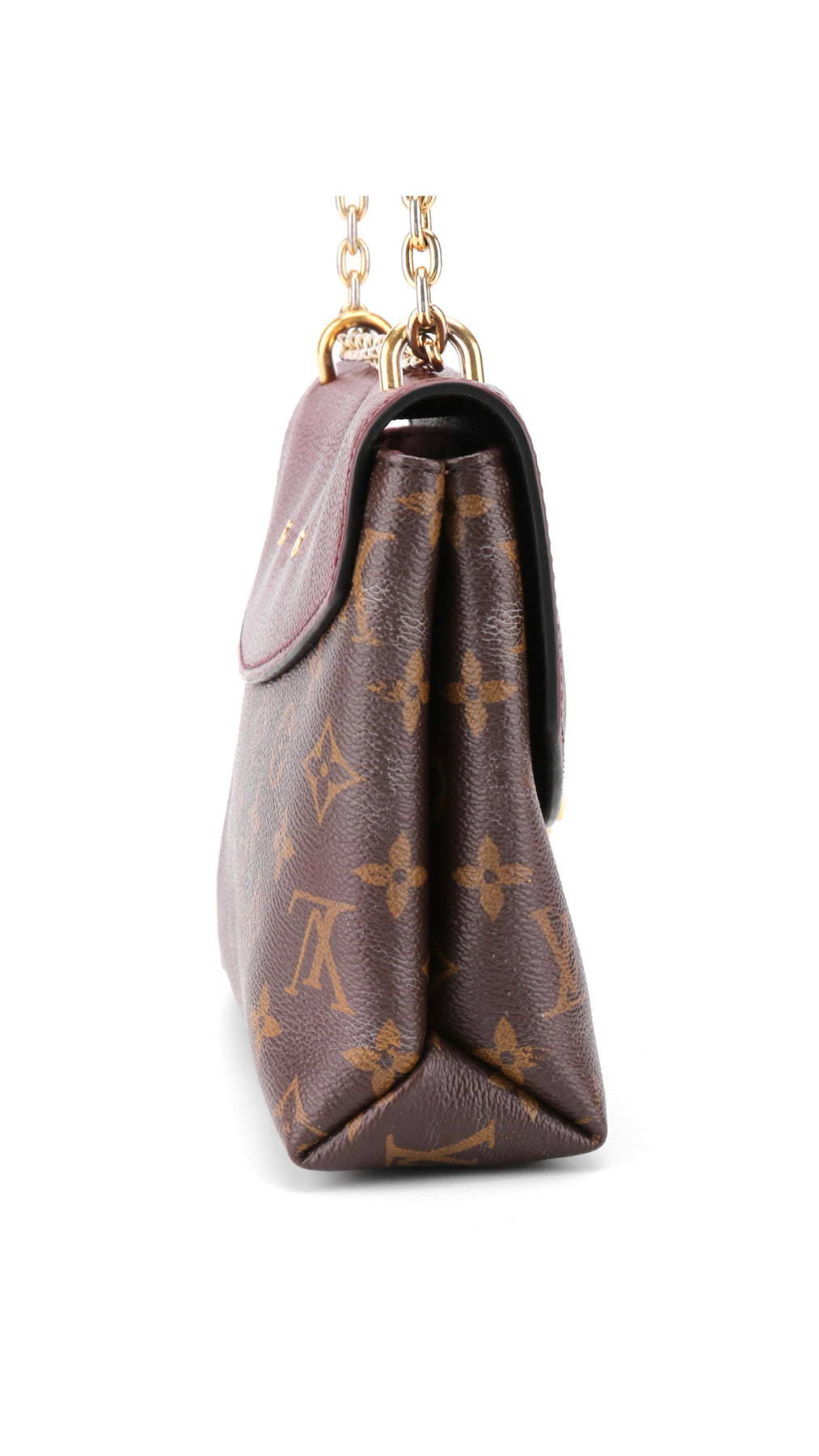 Louis Vuitton Saint Placide Chain Bag - Vinröd