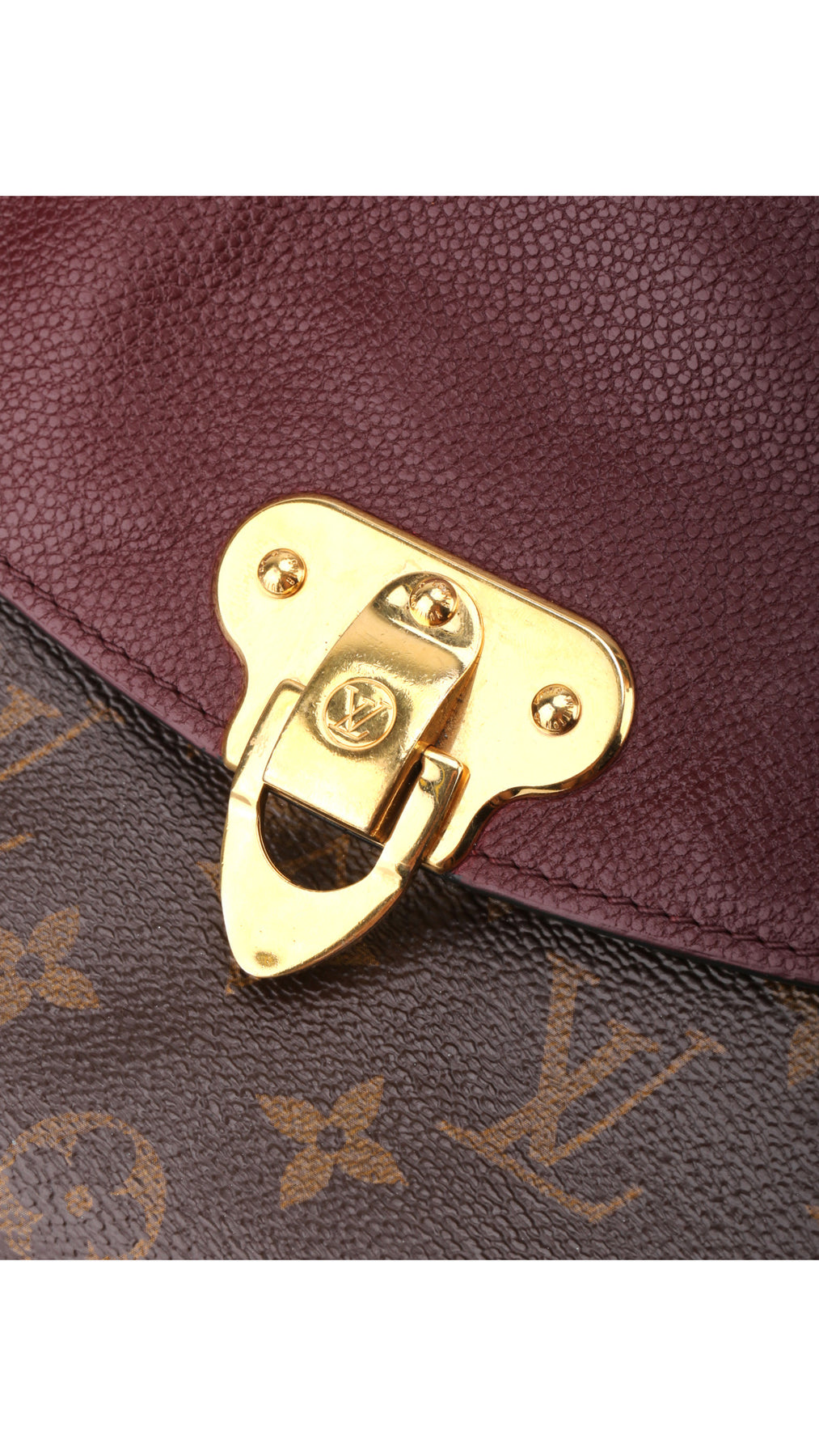 Louis Vuitton Saint Placide Chain Bag - Vinröd
