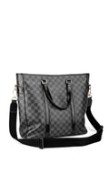 Louis Vuitton Tadao Damier Graphite Tote Bag - Svart