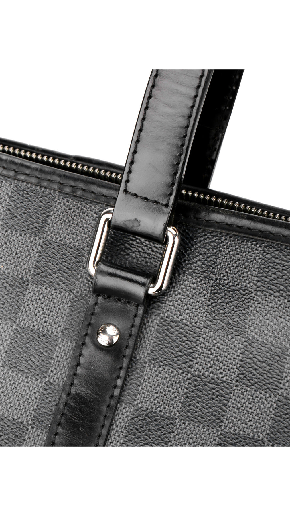 Louis Vuitton Tadao Damier Graphite Tote Bag - Svart