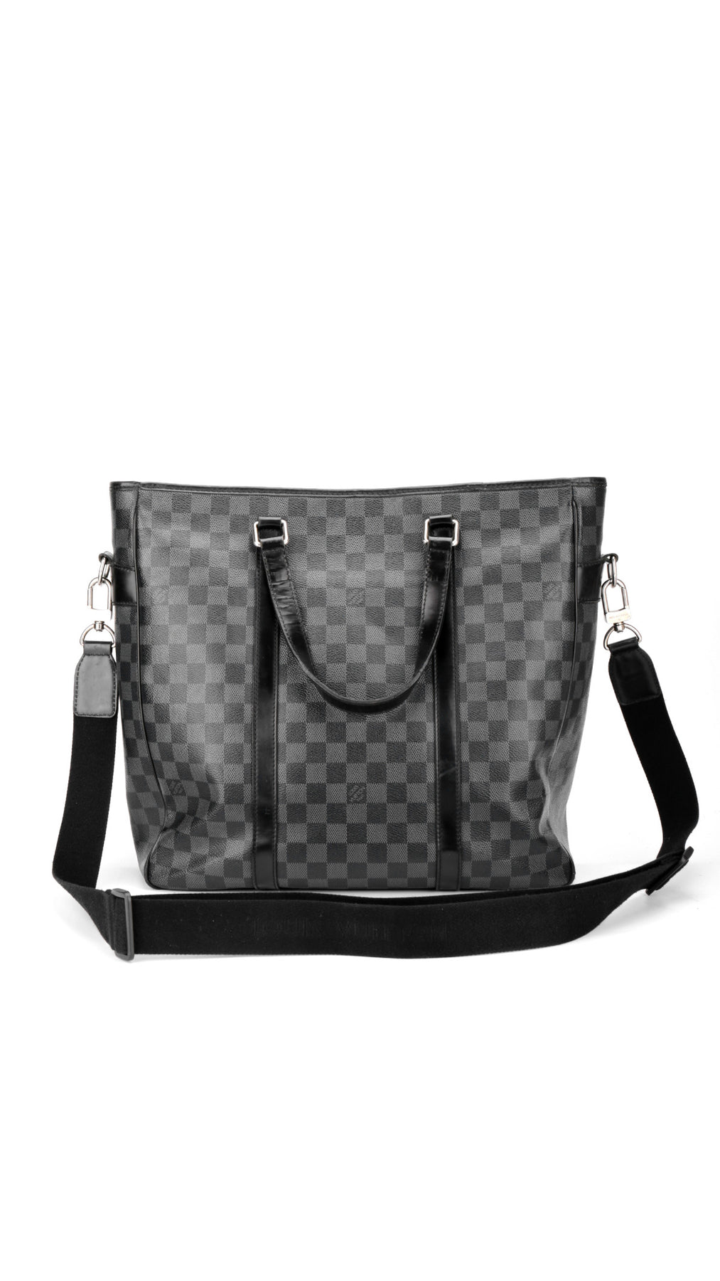 Louis Vuitton Tadao Damier Graphite Tote Bag - Svart