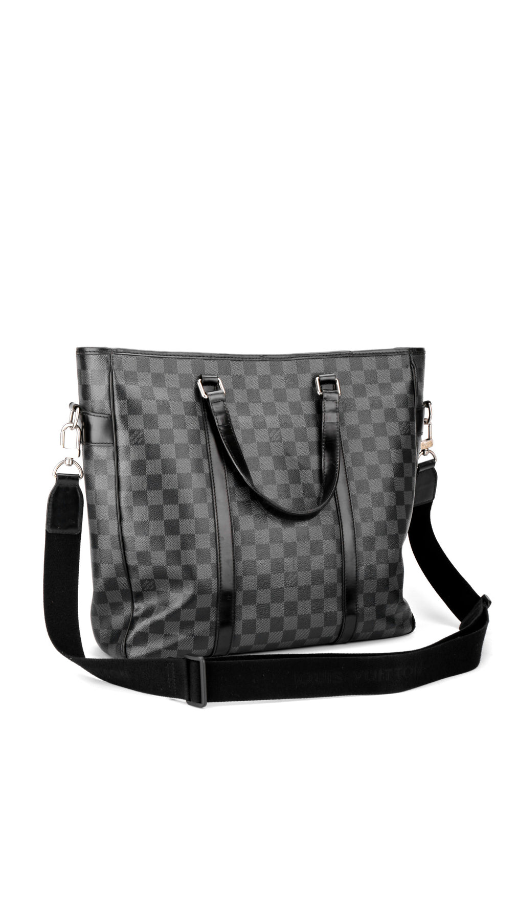 Louis Vuitton Tadao Damier Graphite Tote Bag - Svart