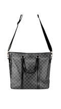 Louis Vuitton Tadao Damier Graphite Tote Bag - Svart
