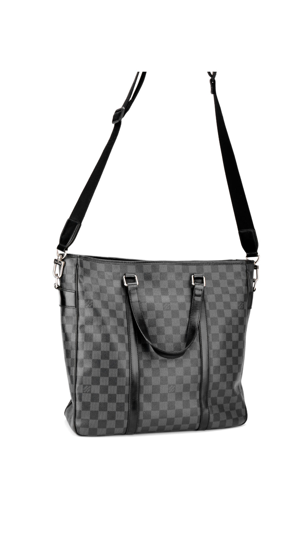 Louis Vuitton Tadao Damier Graphite Tote Bag - Svart