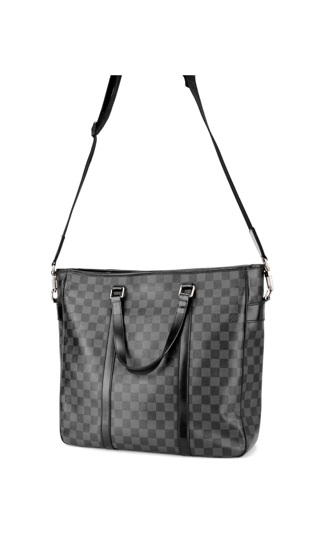 Louis Vuitton Tadao Damier Graphite Tote Bag - Svart