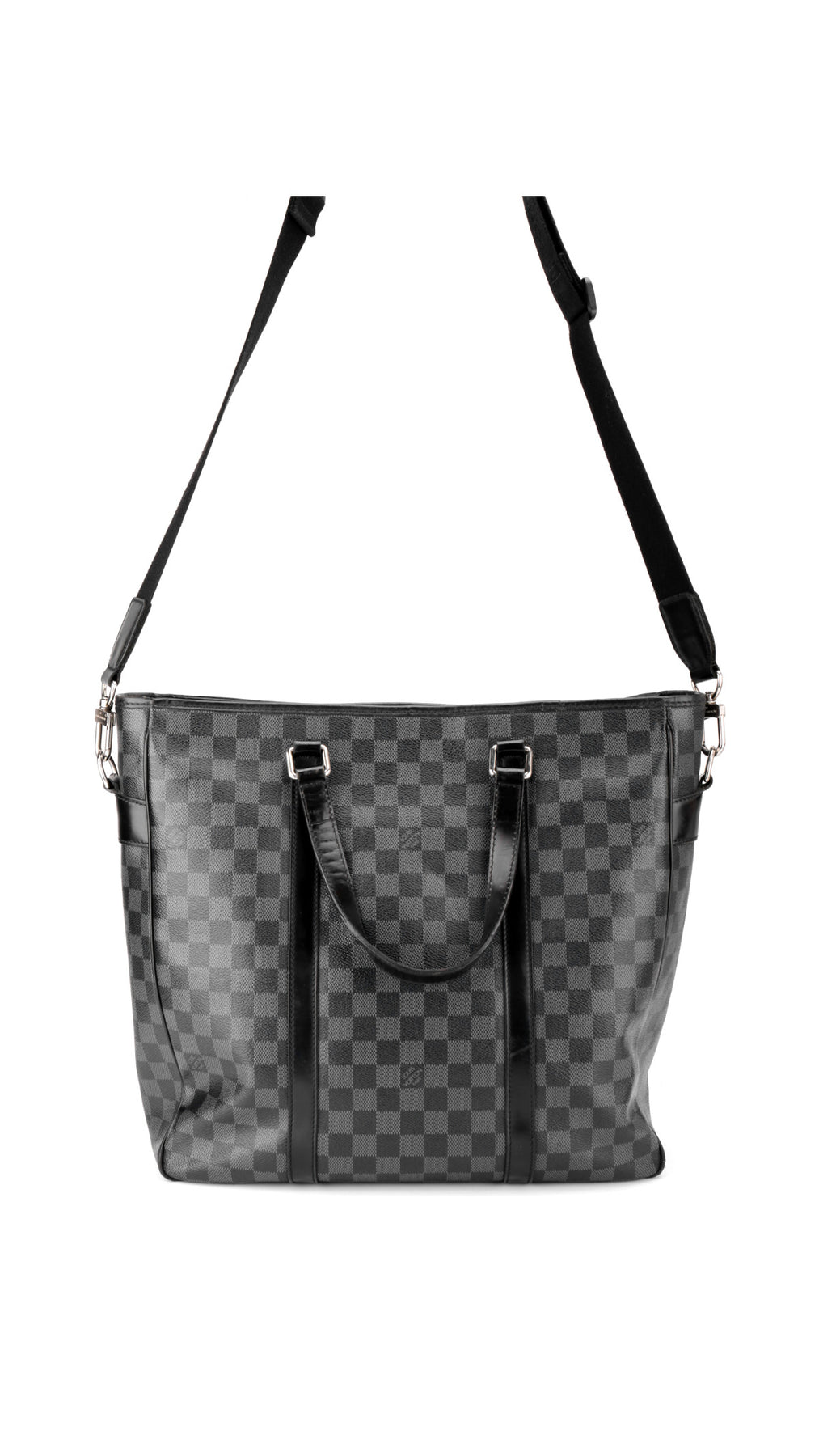 Louis Vuitton Tadao Damier Graphite Tote Bag - Svart