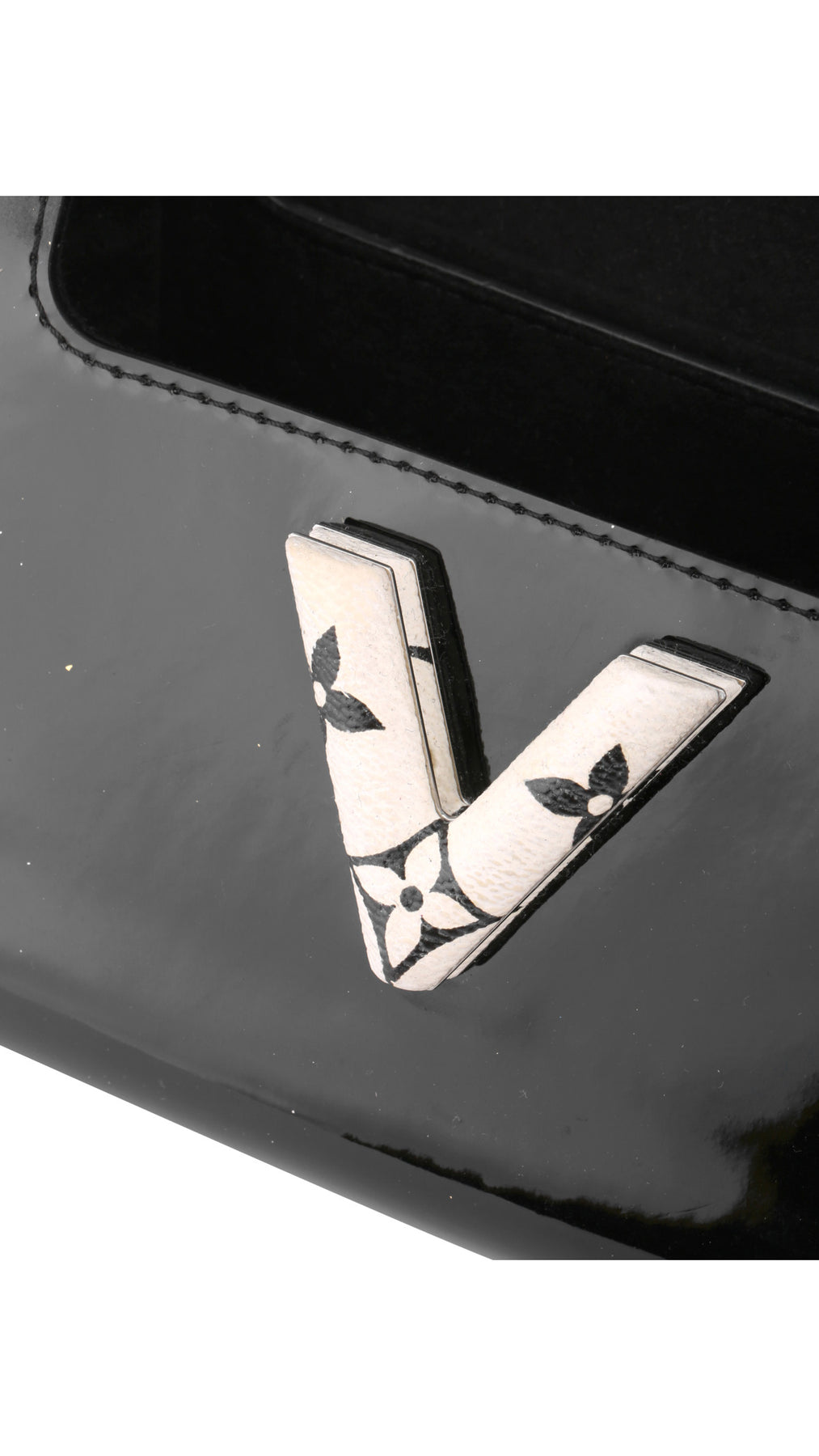 Louis Vuitton Twist PM Patent Axelväska - Svart