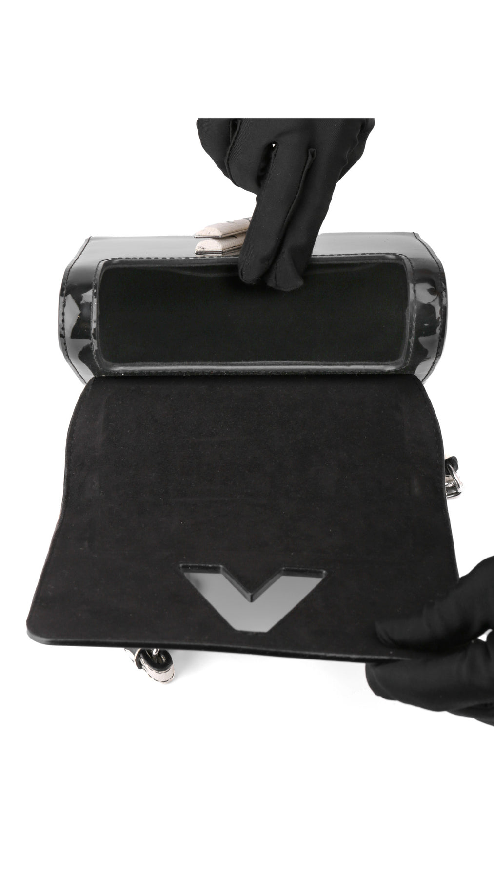 Louis Vuitton Twist PM Patent Axelväska - Svart