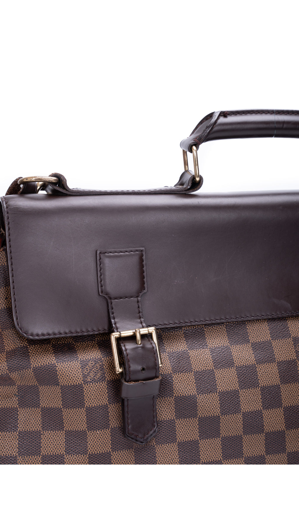 Louis Vuitton Damier Ebene Sac Chasse Hunting Bag - Brown
