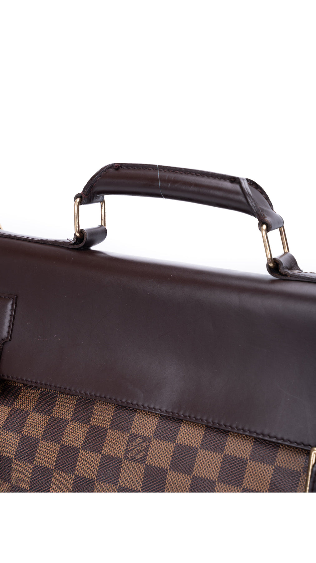 Louis Vuitton Damier Ebene Sac Chasse Hunting Bag - Brown