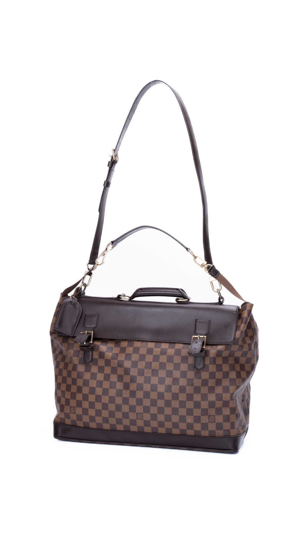 Louis Vuitton Damier Ebene Sac Chasse Hunting Bag - Brown