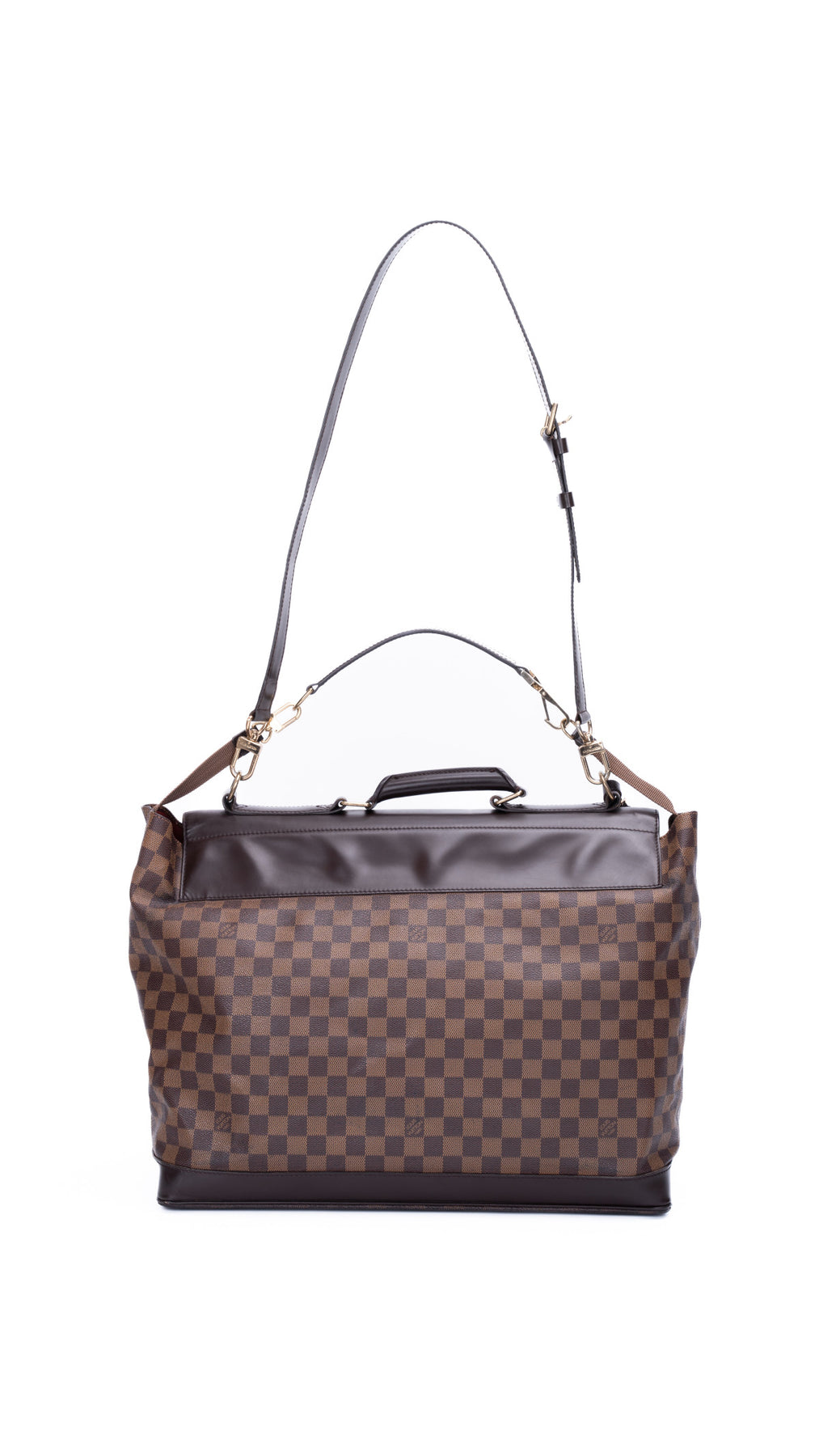 Louis Vuitton Damier Ebene Sac Chasse Hunting Bag - Brown