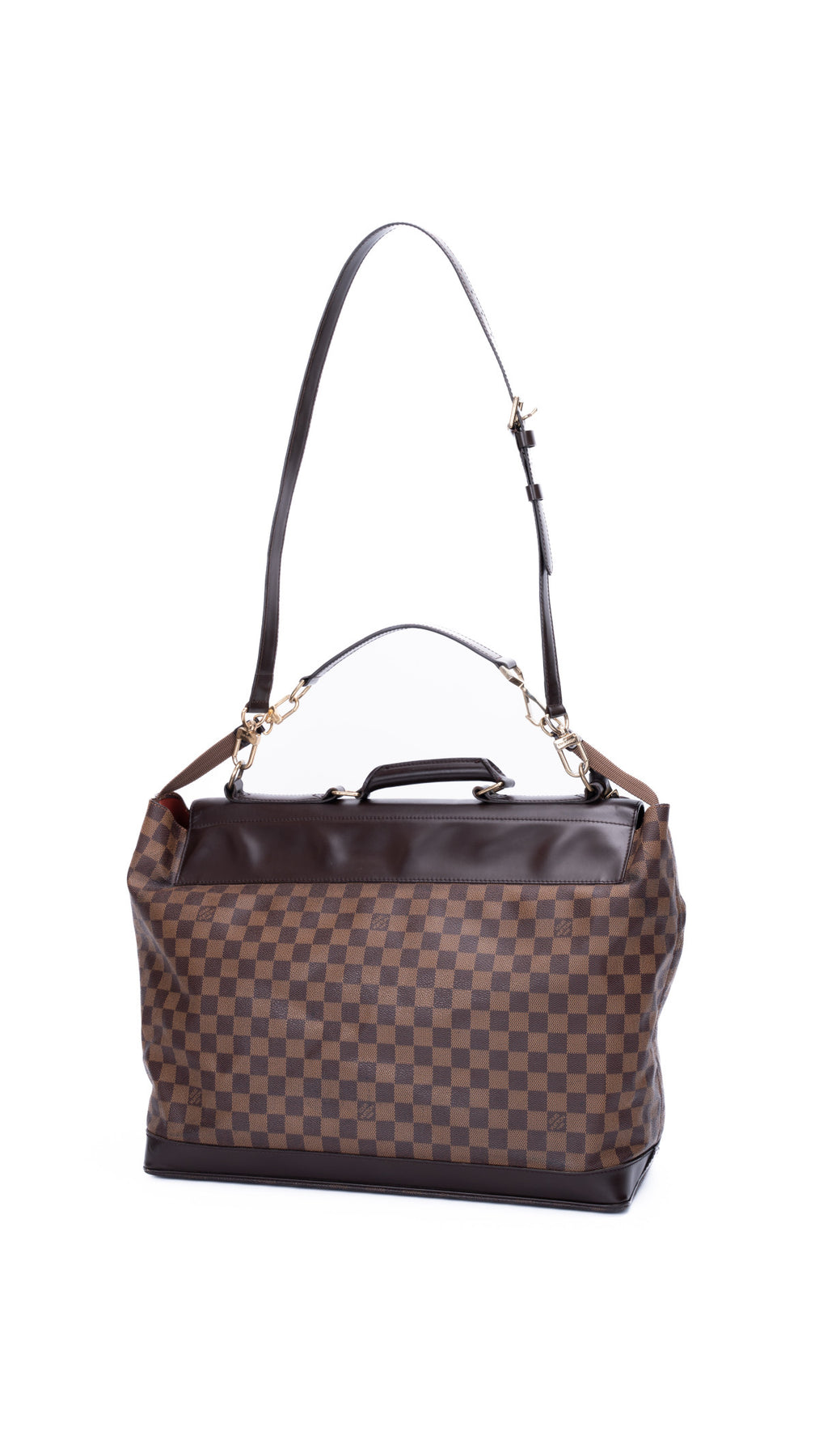 Louis Vuitton Damier Ebene Sac Chasse Hunting Bag - Brown