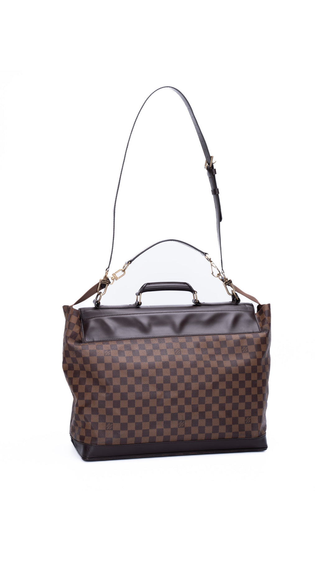 Louis Vuitton Damier Ebene Sac Chasse Hunting Bag - Brown