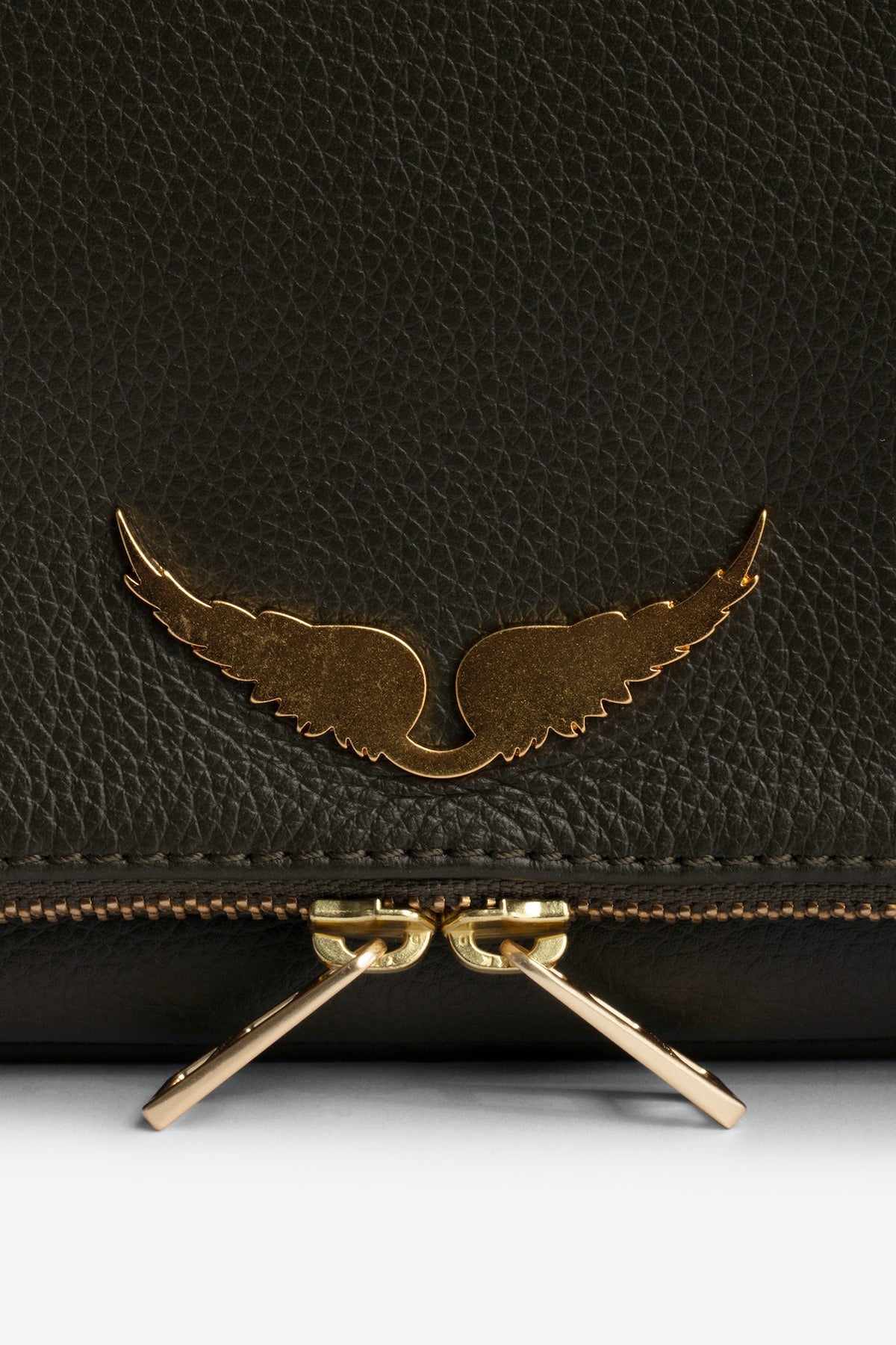 Rock Grained Leather - Military