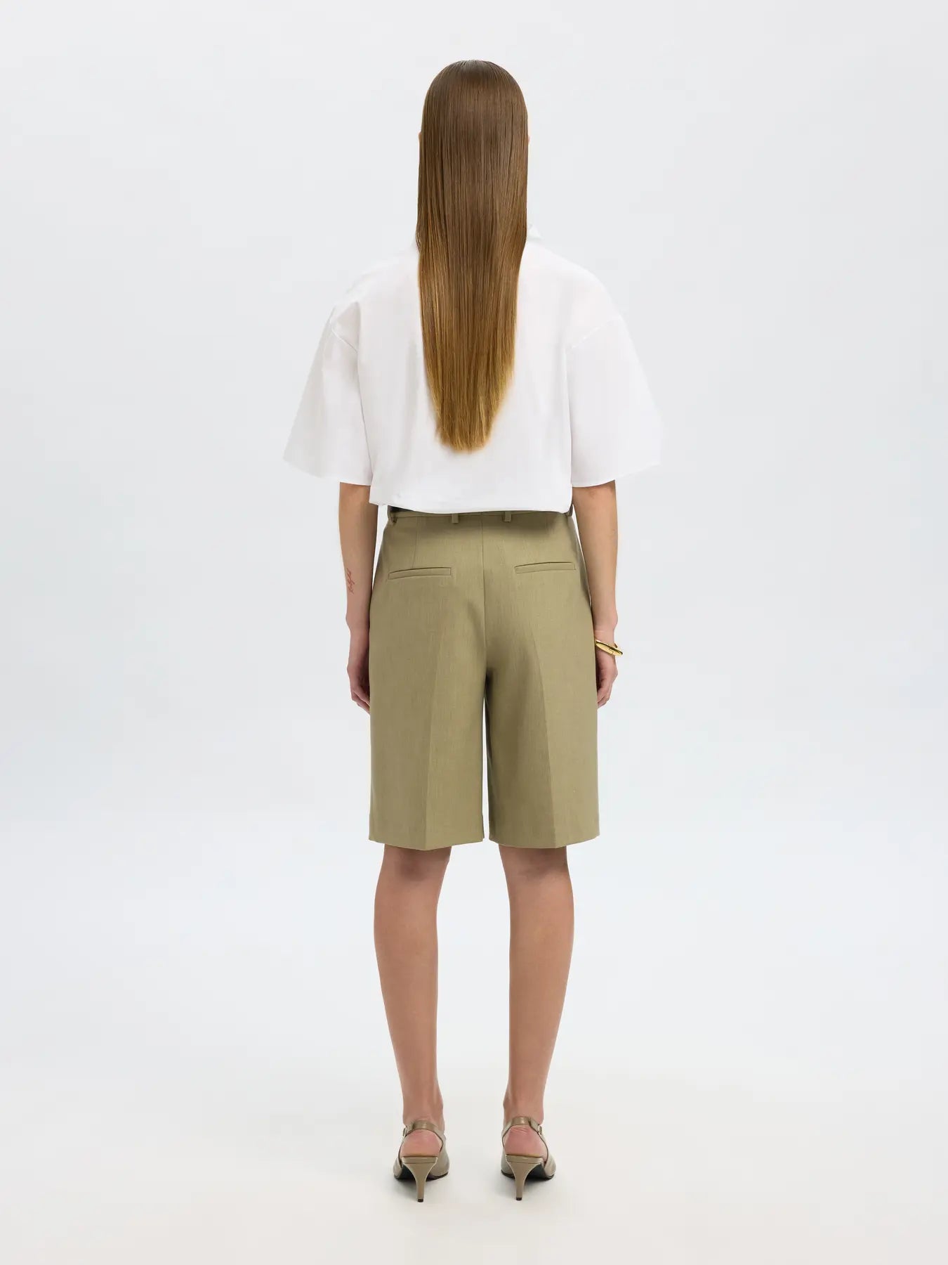 Aya-Juno 2/4 Bow Shirt - Bright White