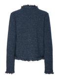 Yassargo Ls Knit Cardigan - Sargasso Sea Gold Lurex