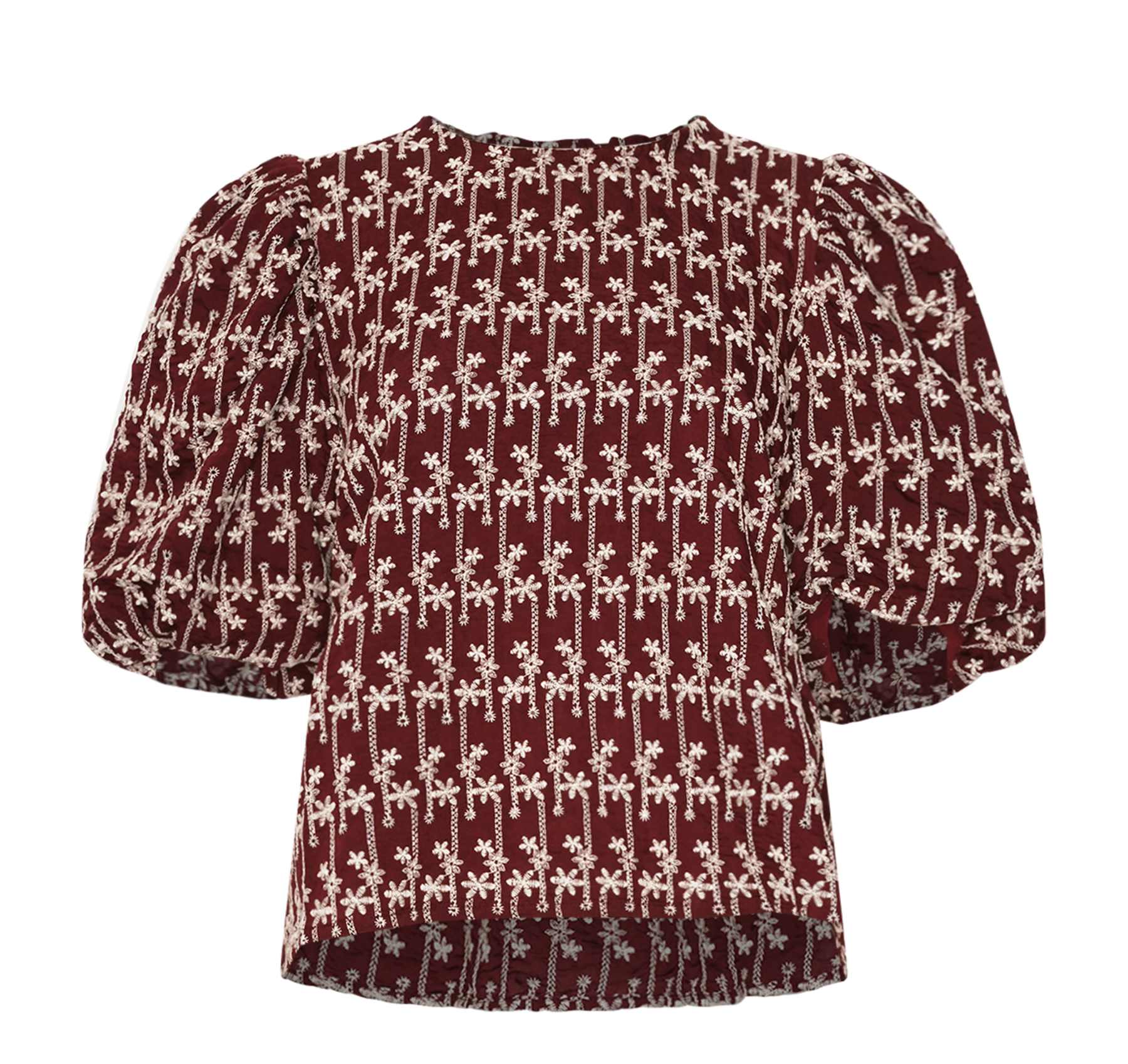 Shelly Blouse - Dusty Mahogany