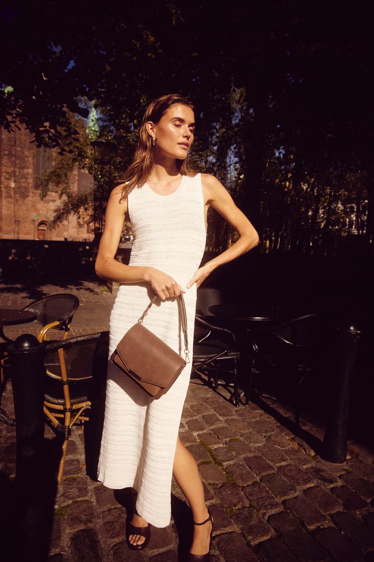 Shira Knit Dress - Ivory