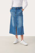 CaliaPW Skirt - Medium Blue Denim
