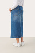 CaliaPW Skirt - Medium Blue Denim