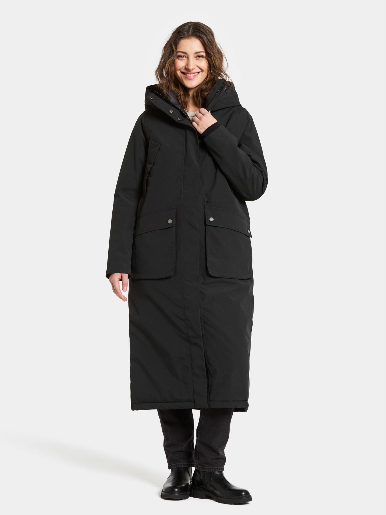 Melody Wns Parka Long - Svart