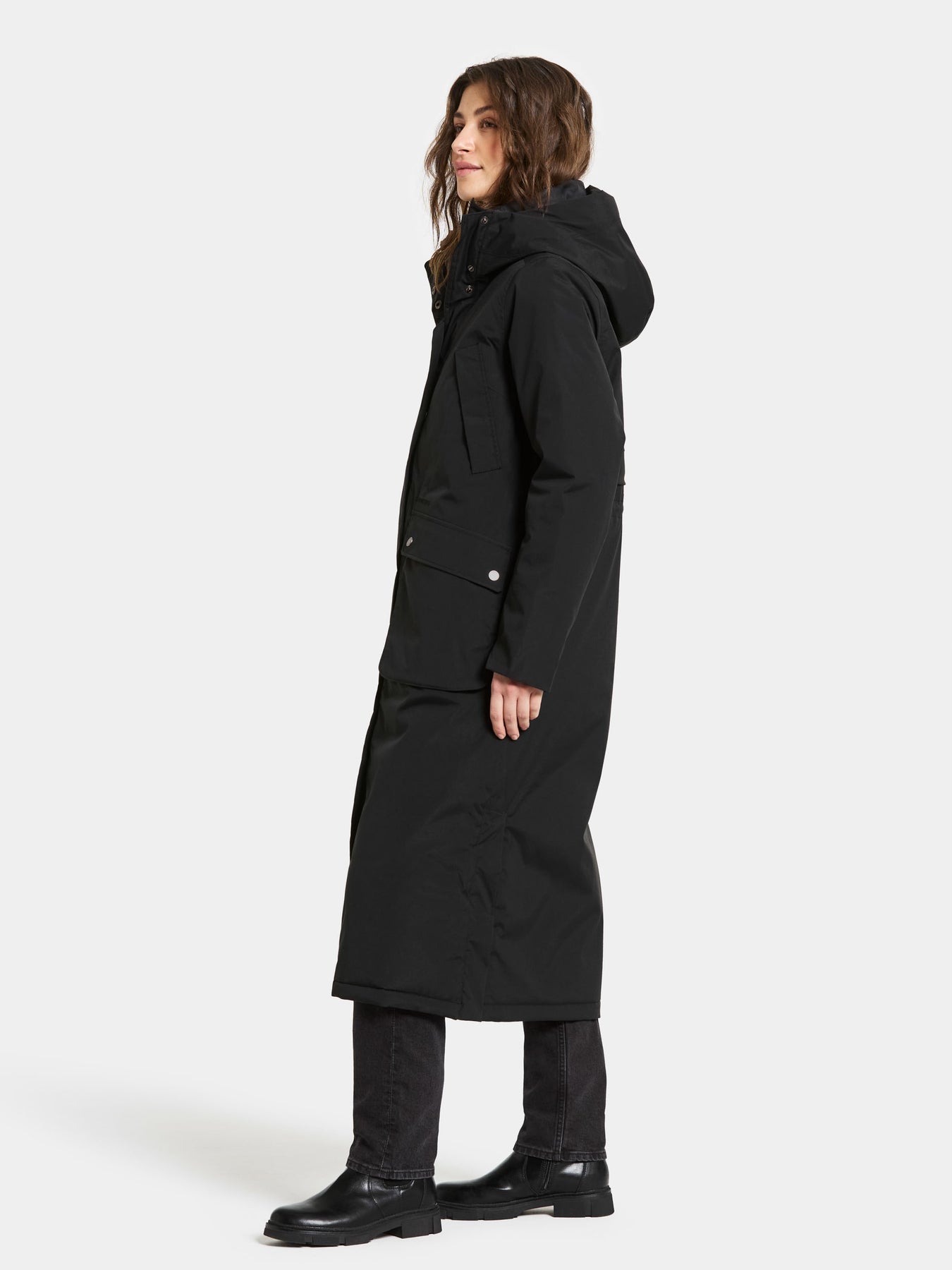 Melody Wns Parka Long - Svart