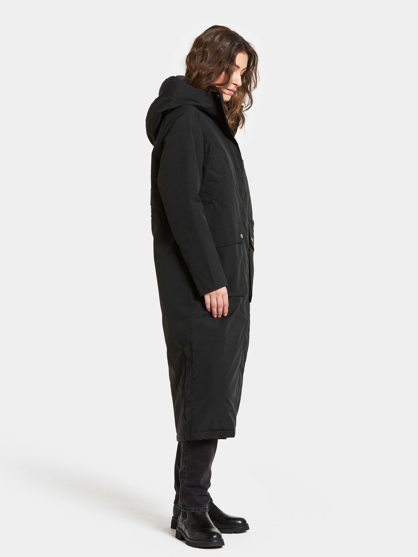 Melody Wns Parka Long - Svart