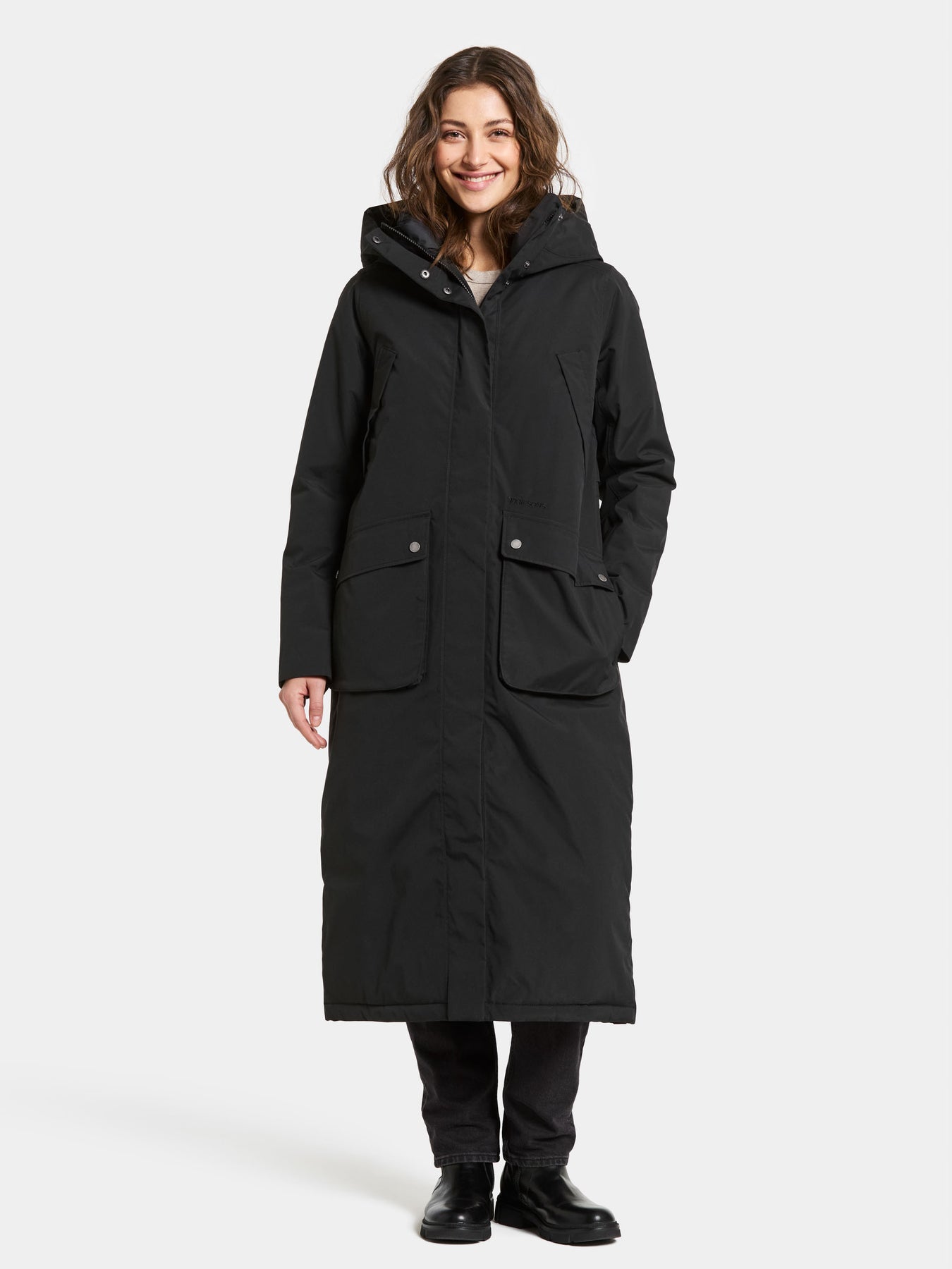 Melody Wns Parka Long - Svart