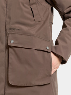 Melody Wns Parka Long - Mocha Brown