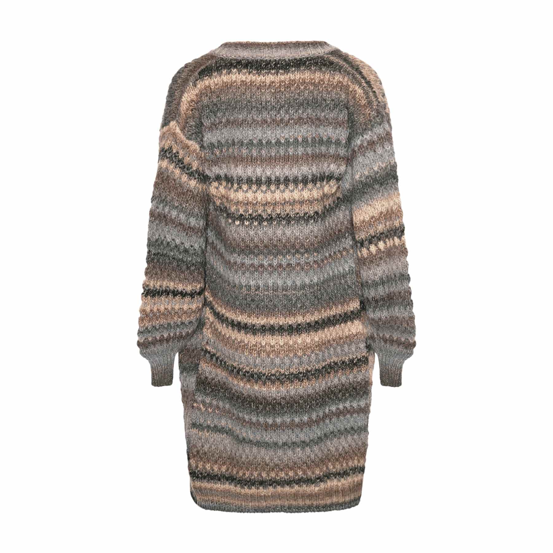 Noella Gio Stickad Kofta - Light Grey Mix