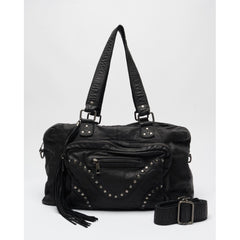 Mille Rivet - Washed Black W. Antique Silver