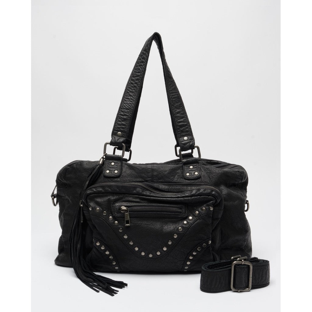 Mille Rivet - Washed Black W. Antique Silver