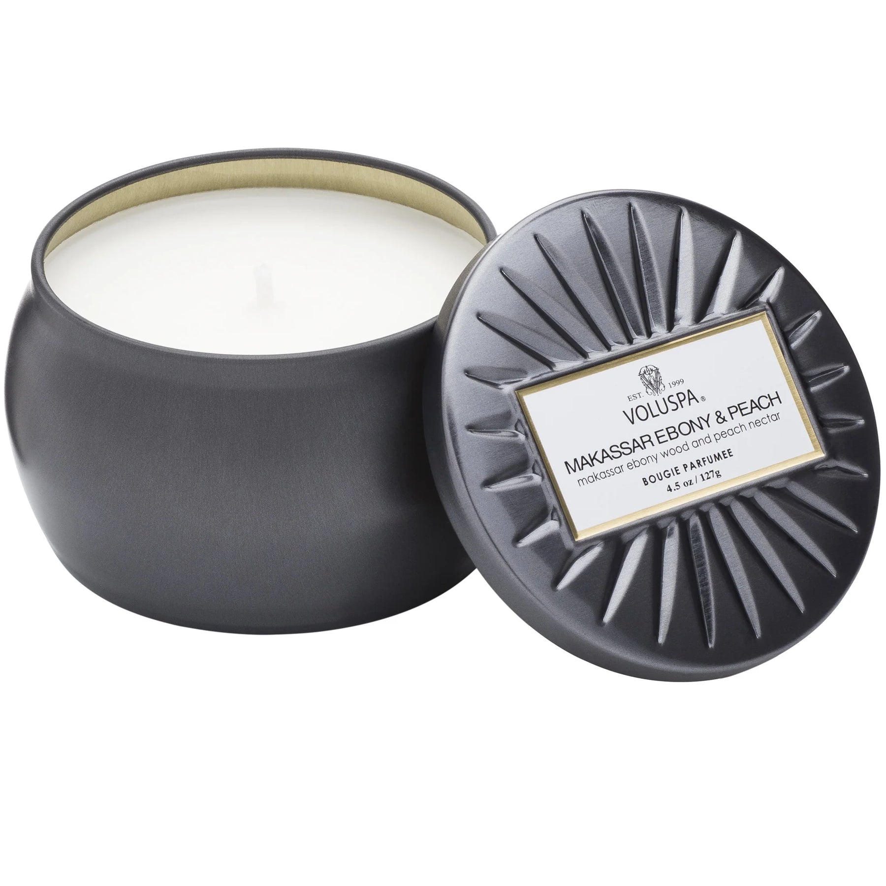 Mini Tin Candle - Makassar Ebony & Peach