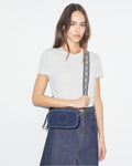 Miller Denim Mini Crossbody Bag - Royal Navy