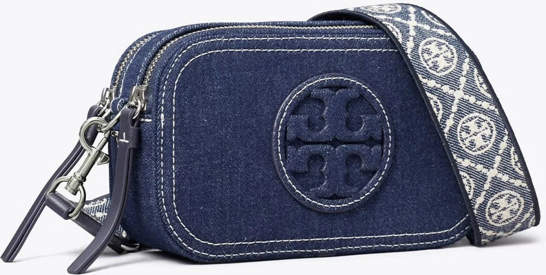 Miller Denim Mini Crossbody Bag - Royal Navy